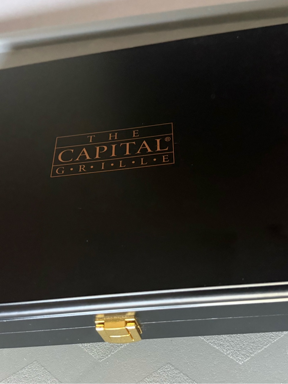 The Capital Grill Premium Black Handle Stainless Steel Steak Knife Set 4 Pieces - Picture 8 of 9